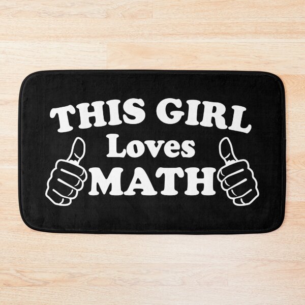 Item preview, This Girl Loves Math designed and sold by ScienceCorner.