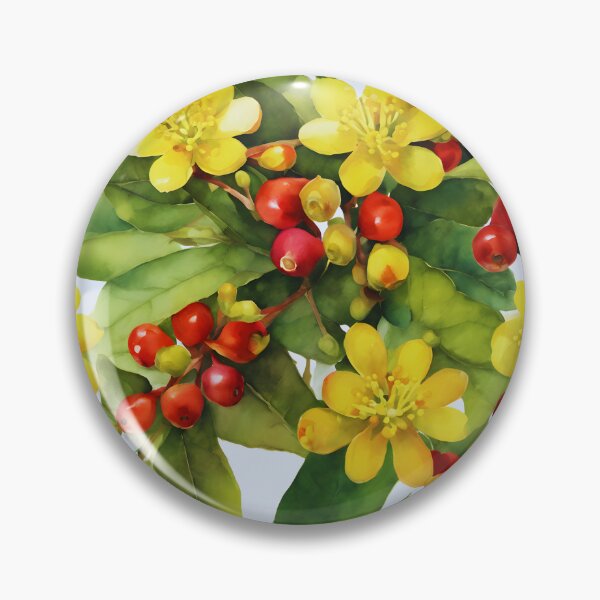 Item preview, Watercolor Hypericum Harmony designed and sold by colorvisionart.