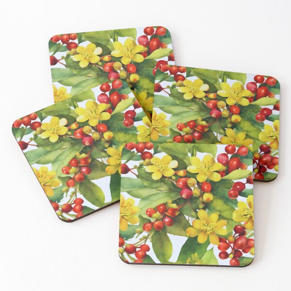 Item preview, Watercolor Hypericum Harmony designed and sold by colorvisionart.