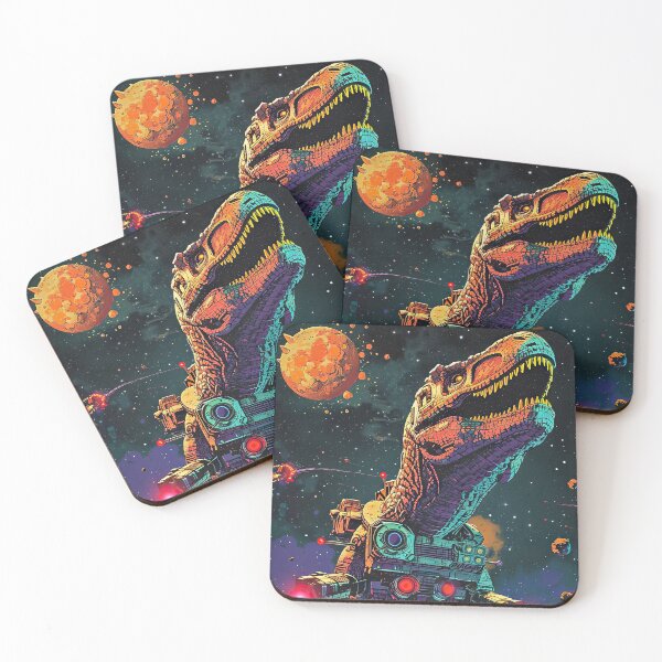 Item preview, Robotic space T-rex poster designed and sold by Elite's Workshop.