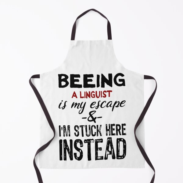 Item preview, Beeing A Linguistt is my escape designed and sold by BYNDART.