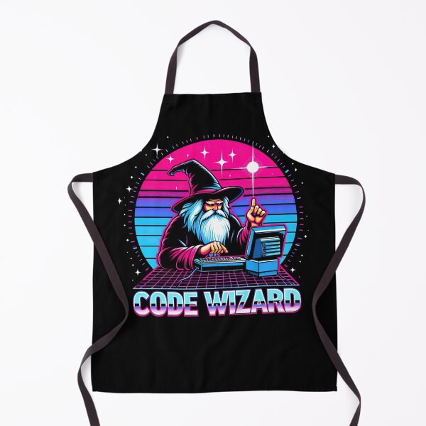 Item preview, Code Wizard Programmer Coder Coding Magician Computer designed and sold by SpookshowDesign.