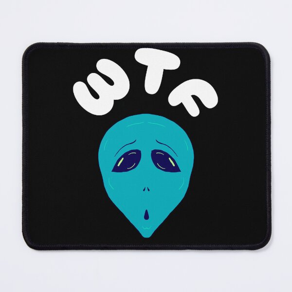 Item preview, WTF Surprised Grey Alien designed and sold by DMcK Designs.