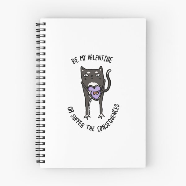 Item preview,  Be my valentine or suffer the consequences- Tuxedo cat designed and sold by deadbeatt.