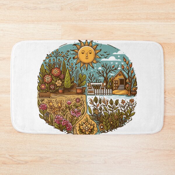 Item preview, Seasonal Gardening Delight: Blooms, Harvests, and Green Joy designed and sold by Top-Bot.