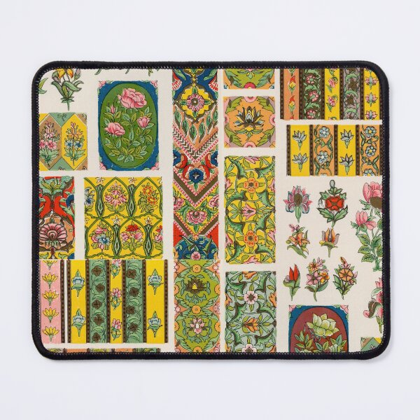 Item preview, Floral Pattern with Flowers and Geometric Shapes designed and sold by kylmllr101684.