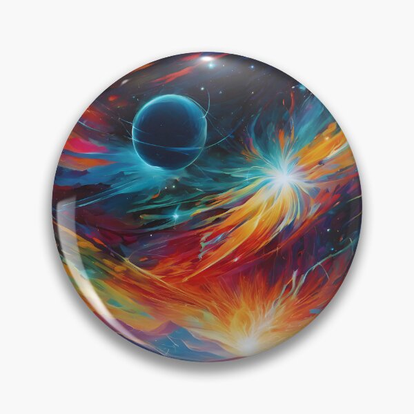 Artikelvorschau, Quasar-Energie-Abstrakte Landschaft entworfen und verkauft von colorvisionart.