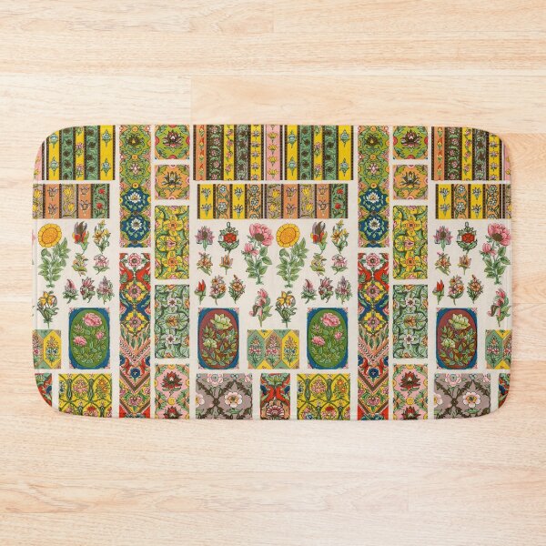 Artikelvorschau, Blumenmuster mit Blumen und geometrischen Formen entworfen und verkauft von kylmllr101684.