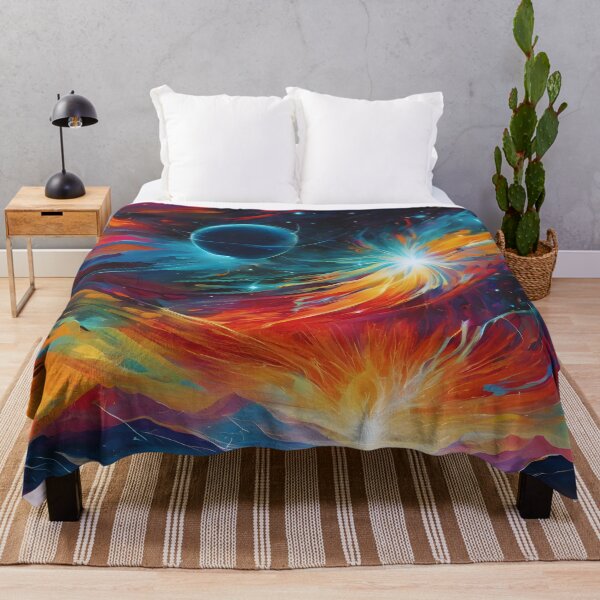 Item preview, Quasar Energy Abstract Landscape designed and sold by colorvisionart.