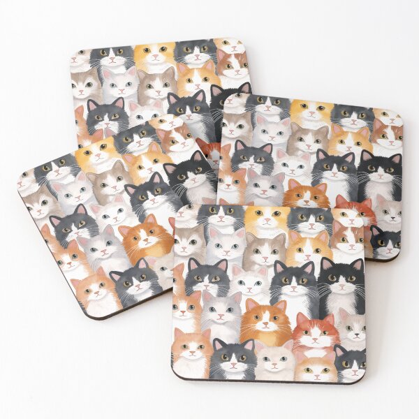 Item preview, Pretty colorful kittens designed and sold by TrendingArt2024.