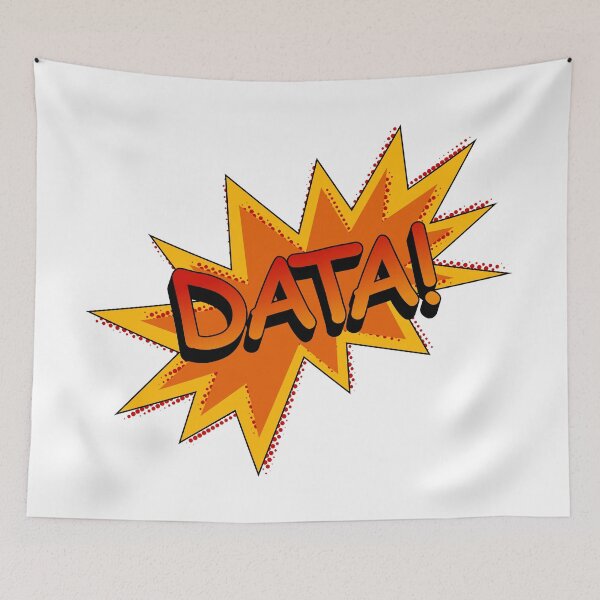 Item preview, Data! The real action hero! designed and sold by Geek-Cat2000.