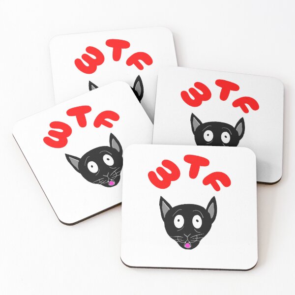 Item preview, WTF Surprised Cat designed and sold by DMcK Designs.
