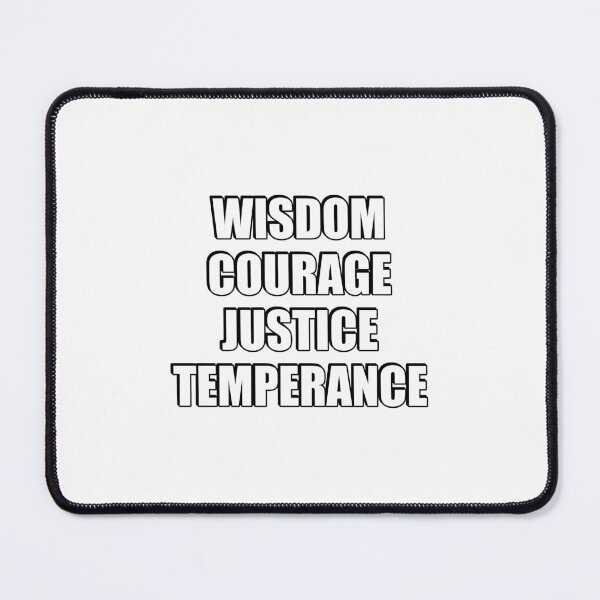 Item preview, Stoic virtues   designed and sold by Inspirationmotivation.