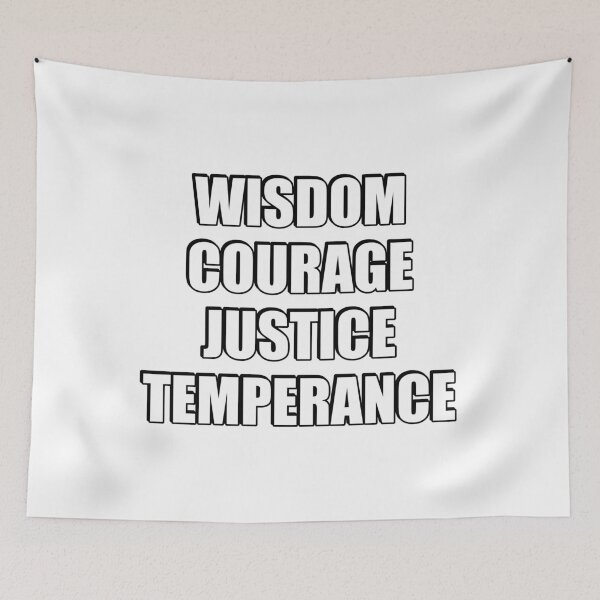 Item preview, Stoic virtues   designed and sold by Inspirationmotivation.