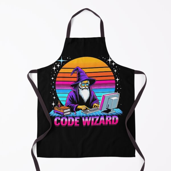Item preview, Code Wizard Programmer Magician Coder Coding Computer Nerd designed and sold by SpookshowDesign.