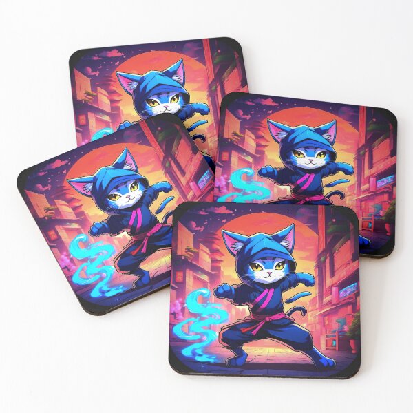 Item preview, Ninja Cat 6 designed and sold by Dose of Dysfunction.