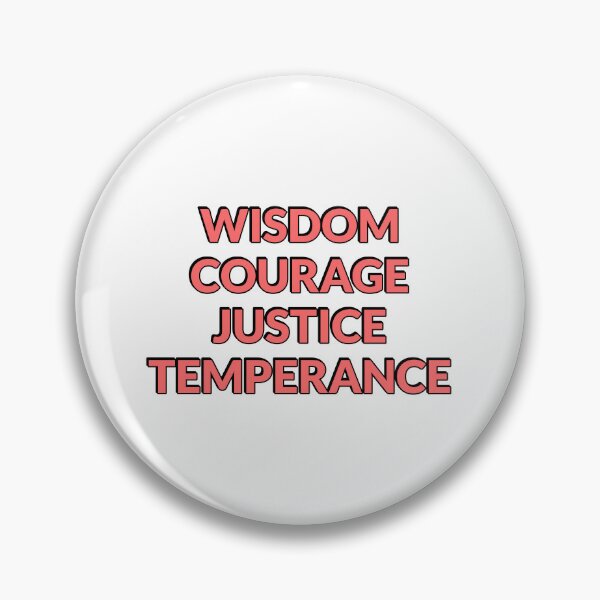 Item preview, Stoic virtues designed and sold by Inspirationmotivation.
