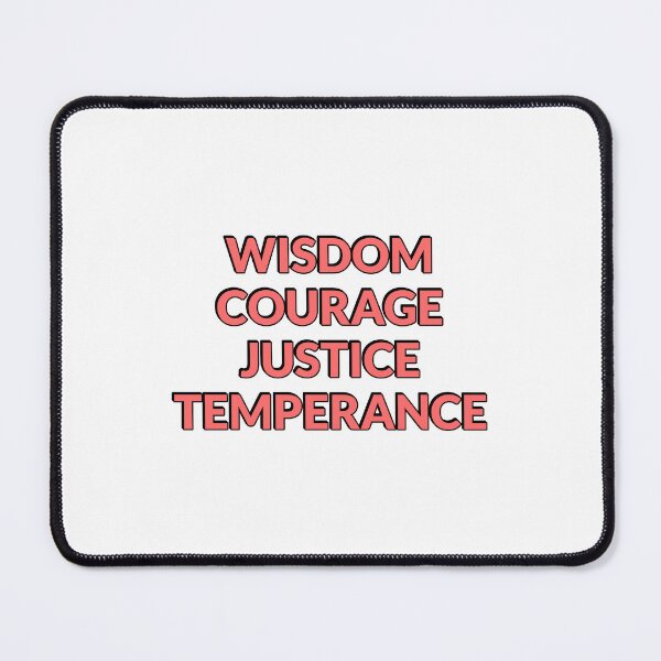 Item preview, Stoic virtues designed and sold by Inspirationmotivation.