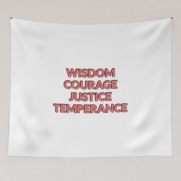 Item preview, Stoic virtues designed and sold by Inspirationmotivation.