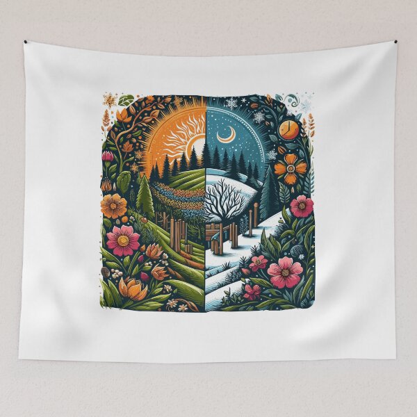 Item preview, Seasonal Gardening Delight: Blooms, Harvests, and Green Joy designed and sold by Top-Bot.
