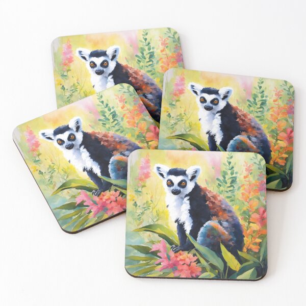 Item preview, Lemur painting designed and sold by StarShop-one.