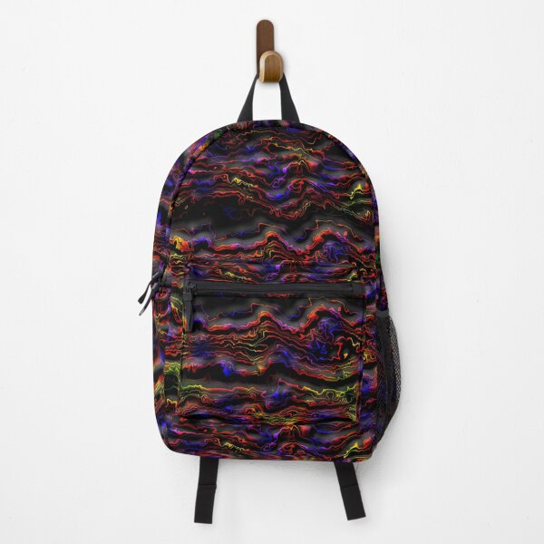 Item preview, 3D Rainbow Burst on Black Stripes designed and sold by TheRulerofEarth.