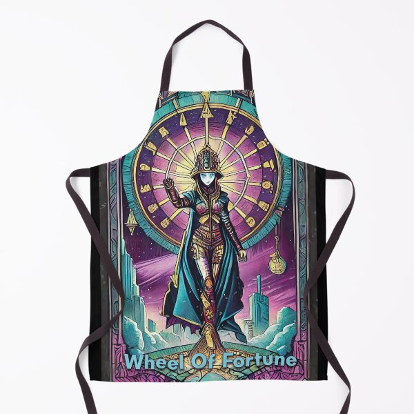 Item preview, Wheel Of Fortune - neon style painting tarot card designed and sold by nvrprooo.