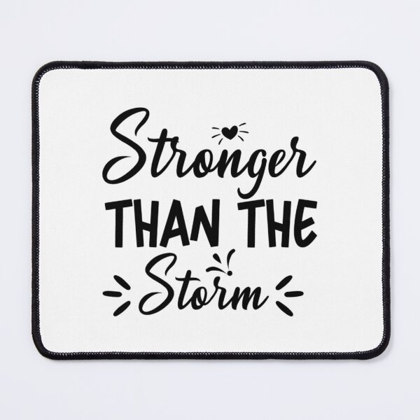 Item preview, Stronger Than The Storm - Funny Winter Storm Warning  designed and sold by Smix Pixels.