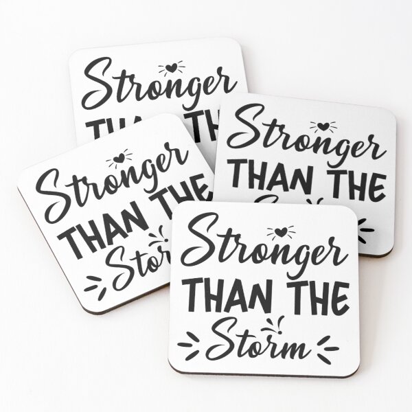 Item preview, Stronger Than The Storm - Funny Winter Storm Warning  designed and sold by Smix Pixels.