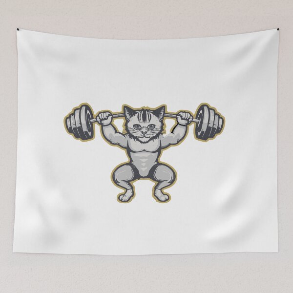 Item preview, Cat Lifting Weights designed and sold by DashBliss.