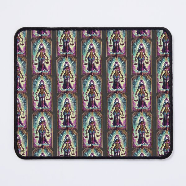 Item preview, Justice - neon style painting tarot card designed and sold by nvrprooo.