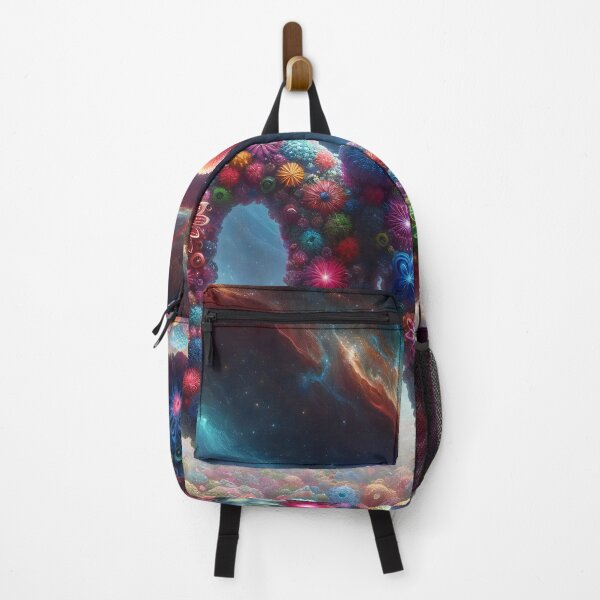 Item preview, Cosmic Bloom: Nebula's Embrace of Floral Love designed and sold by ArtComixHaven.