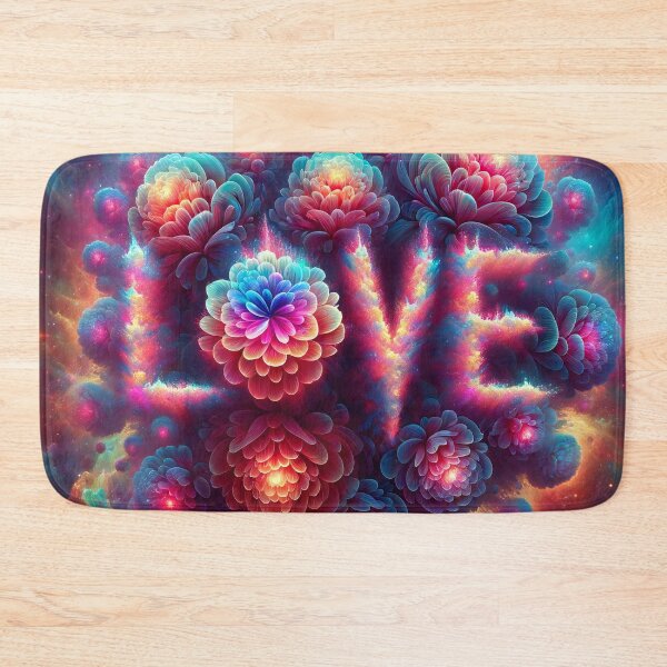 Item preview, Stellar Blossoms Spell Love in Cosmic Radiance designed and sold by ArtComixHaven.