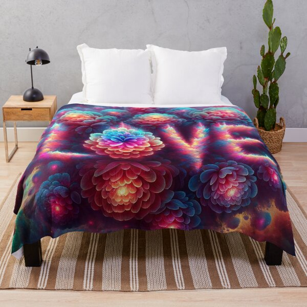 Item preview, Stellar Blossoms Spell Love in Cosmic Radiance designed and sold by ArtComixHaven.
