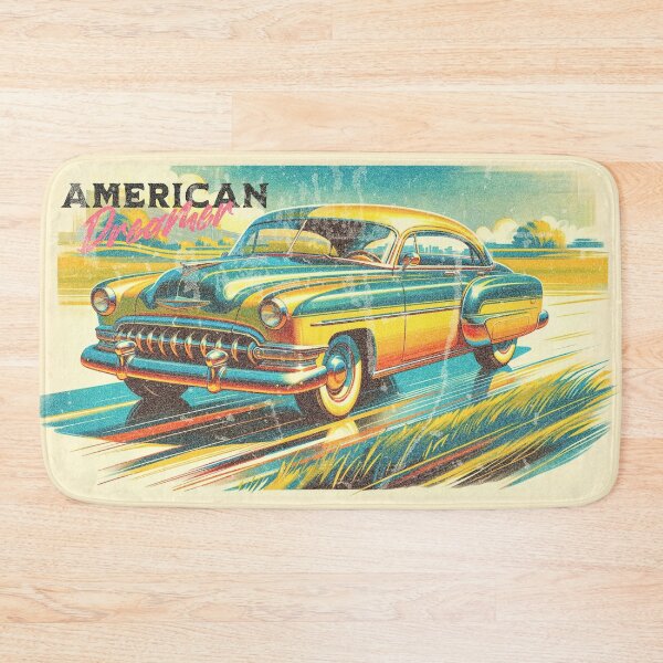 Item preview, American Classic Car Automobile for Road Trips Vintage Old Drawing designed and sold by ARVA-Digital.