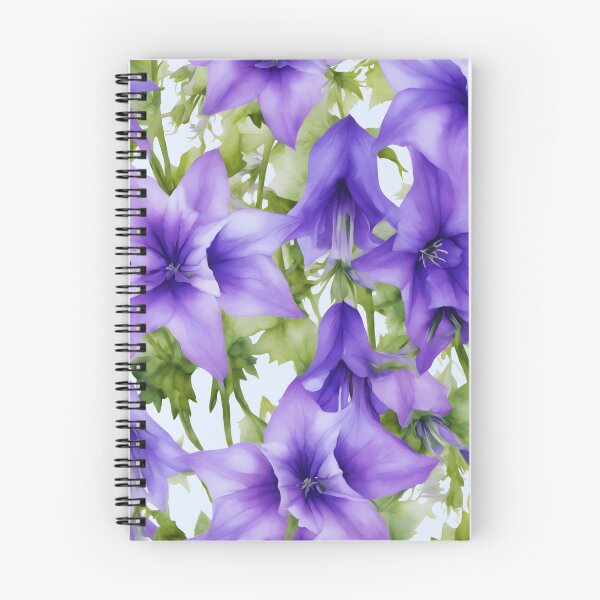 Item preview, Watercolor Campanula Cadence designed and sold by colorvisionart.