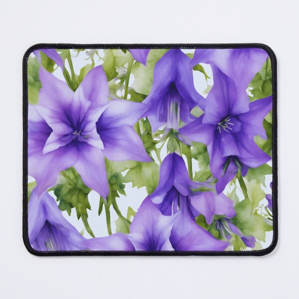 Item preview, Watercolor Campanula Cadence designed and sold by colorvisionart.