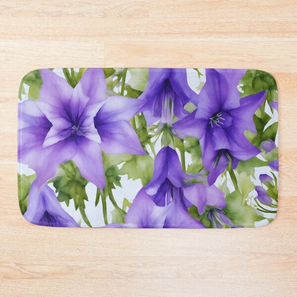Item preview, Watercolor Campanula Cadence designed and sold by colorvisionart.
