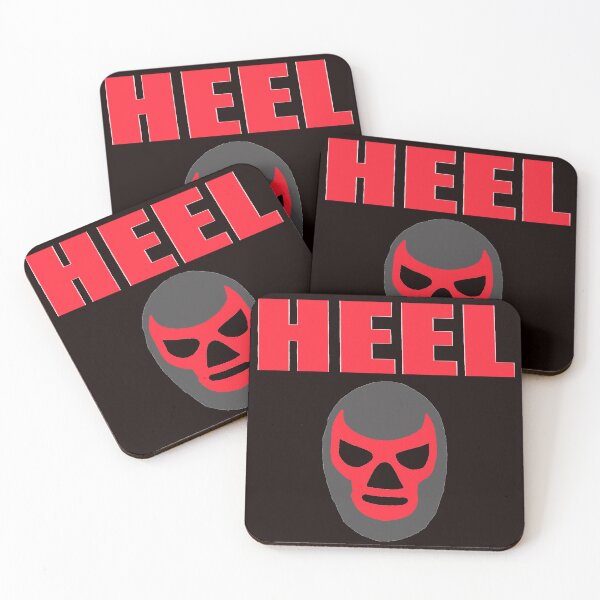 Item preview, TALÓN con máscara de lucha libre profesional - en negro designed and sold by DavidMonsterInc.