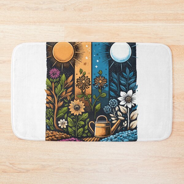 Item preview, Seasonal Gardening Delight: Blooms, Harvests, and Green Joy designed and sold by Top-Bot.
