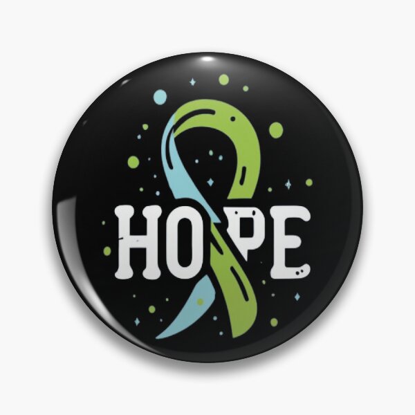 Item preview, idiopathic intracranial hypertension Awareness Hope Ribbon Hearts Warrior designed and sold by UrbanGraphixs.