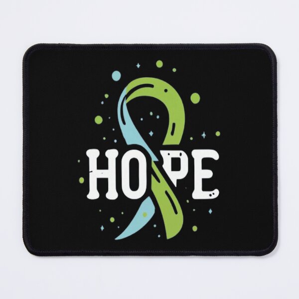 Item preview, idiopathic intracranial hypertension Awareness Hope Ribbon Hearts Warrior designed and sold by UrbanGraphixs.