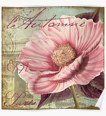Saisons Peony Poster