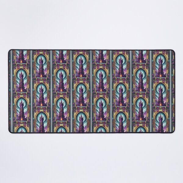 Item preview, The Tower - neon style painting tarot card designed and sold by nvrprooo.