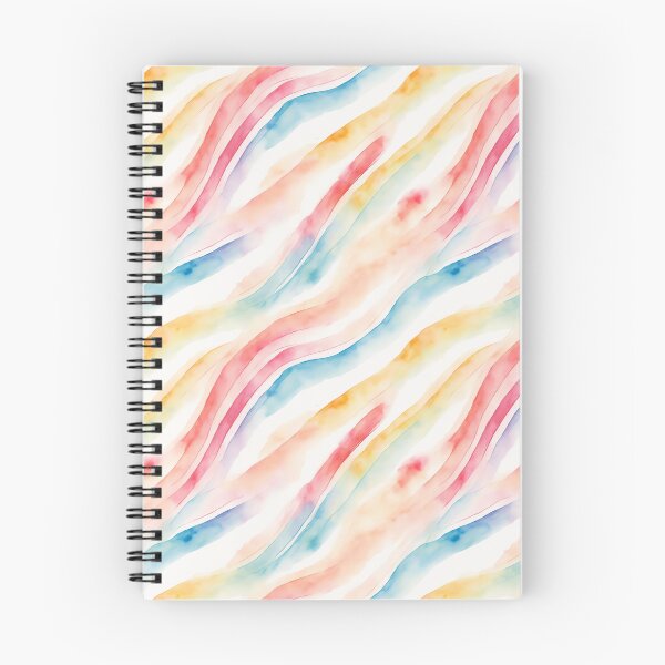 Item preview, Colorful Watercolor Paintbrush Strokes Pattern designed and sold by kaliburrito.