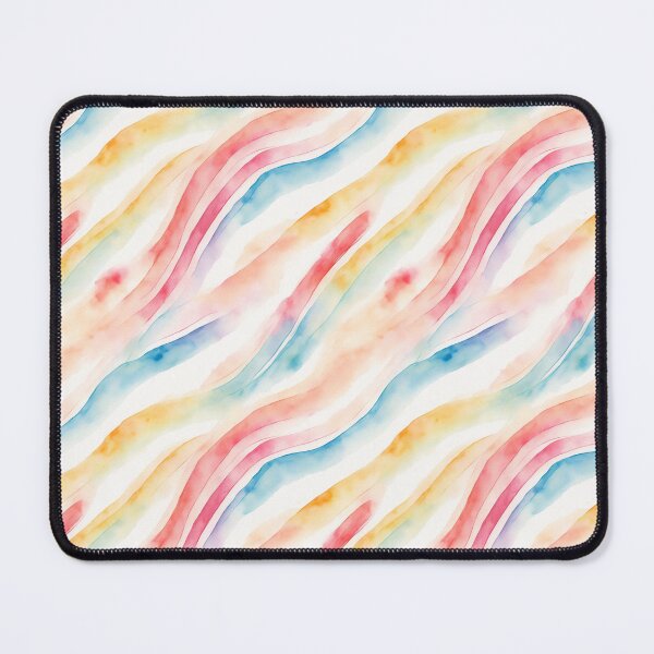Item preview, Colorful Watercolor Paintbrush Strokes Pattern designed and sold by kaliburrito.