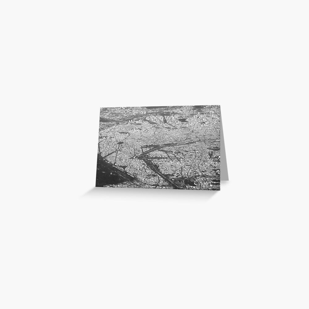Paris from the air Greeting Card