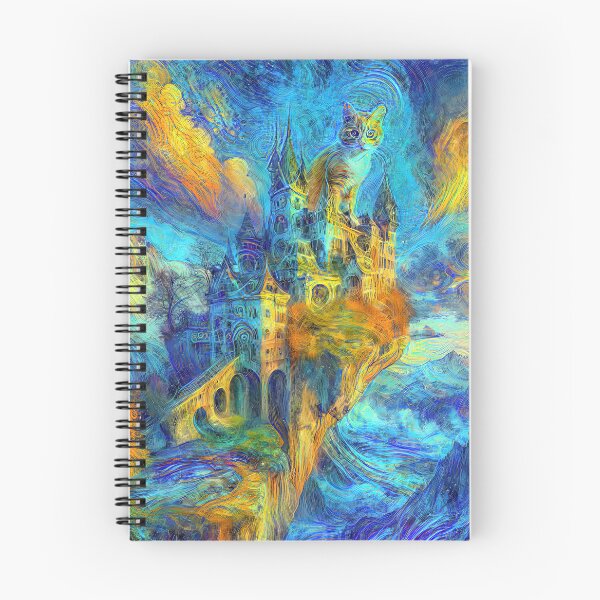 Item preview, Abstract abstraction of castle and cat. DeepDream #7851244770421 designed and sold by blackhalt.