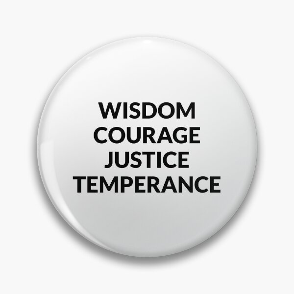 Item preview, Stoic virtues designed and sold by Inspirationmotivation.