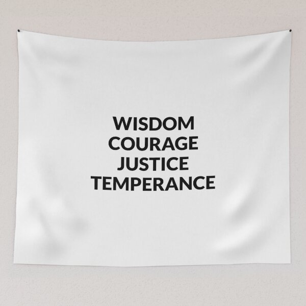 Item preview, Stoic virtues designed and sold by Inspirationmotivation.
